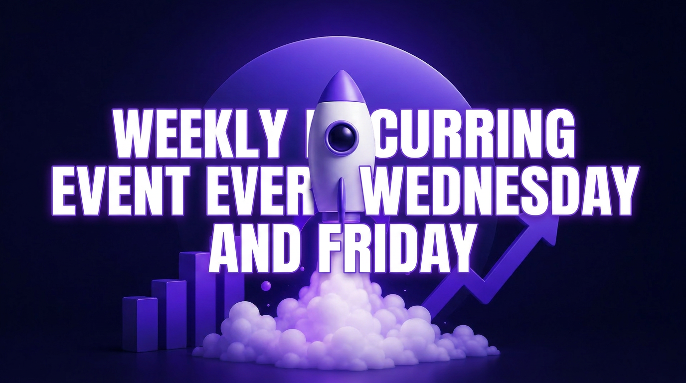 WEEKLY RECURRING EVENT every - WED , FRI